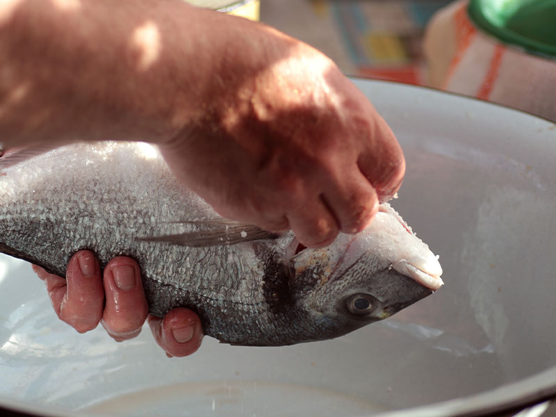 Pulları Akan Su Altında Temizleyin