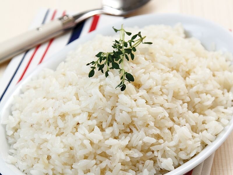 sade pirinç pilavı