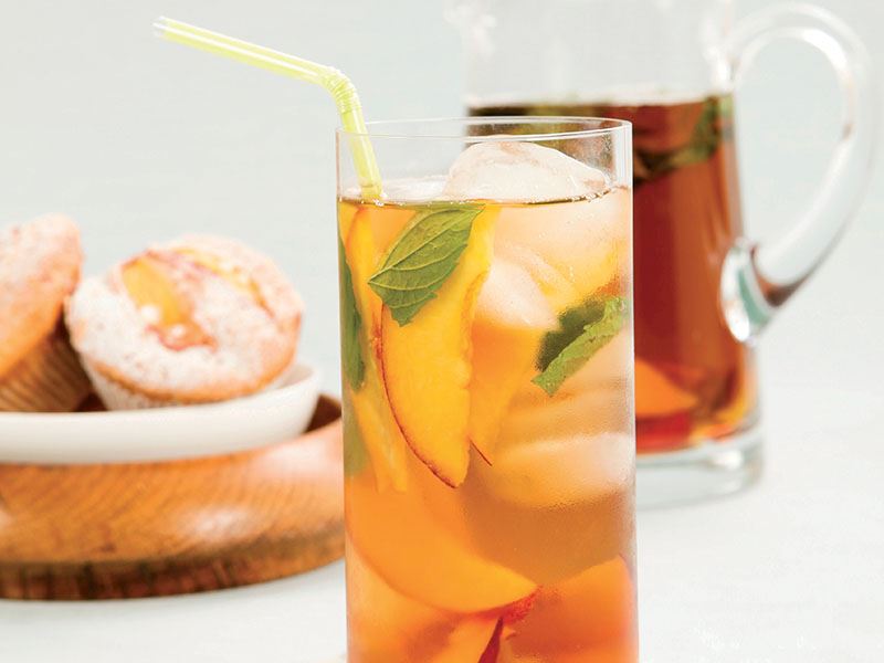 Ev yapımı buzlu çay