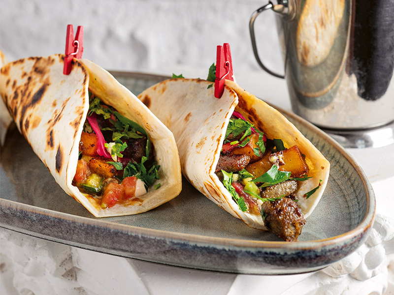 arnavut ciğerli taco