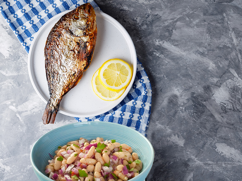 Balık ve Deniz Ürünleriyle Piyaz