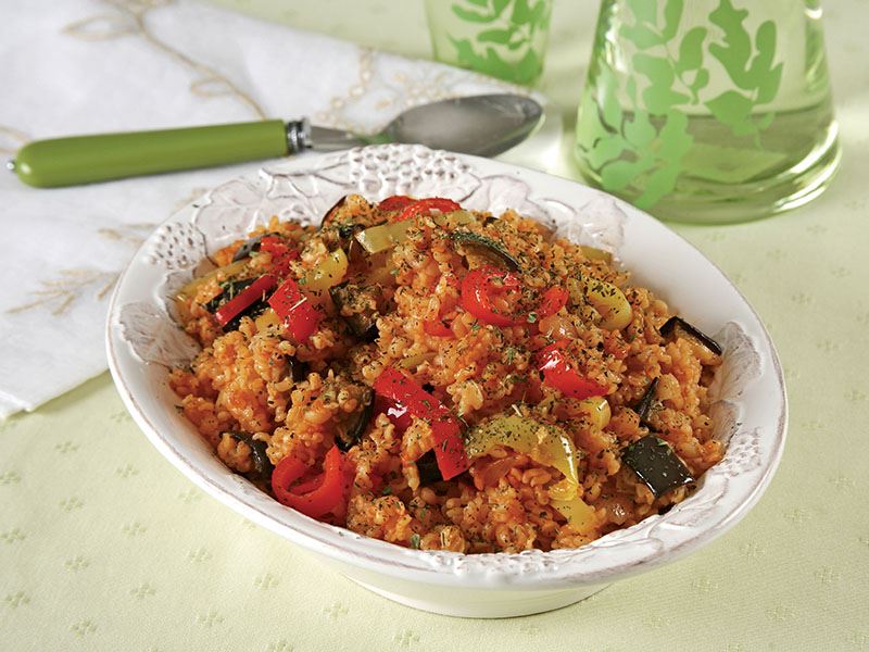 Sebzeli Bulgur Pilavı