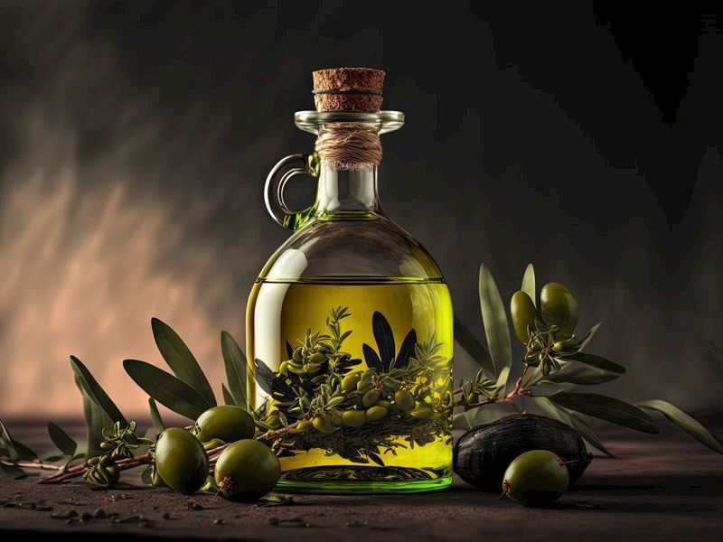Sirke ve zeytinyağı