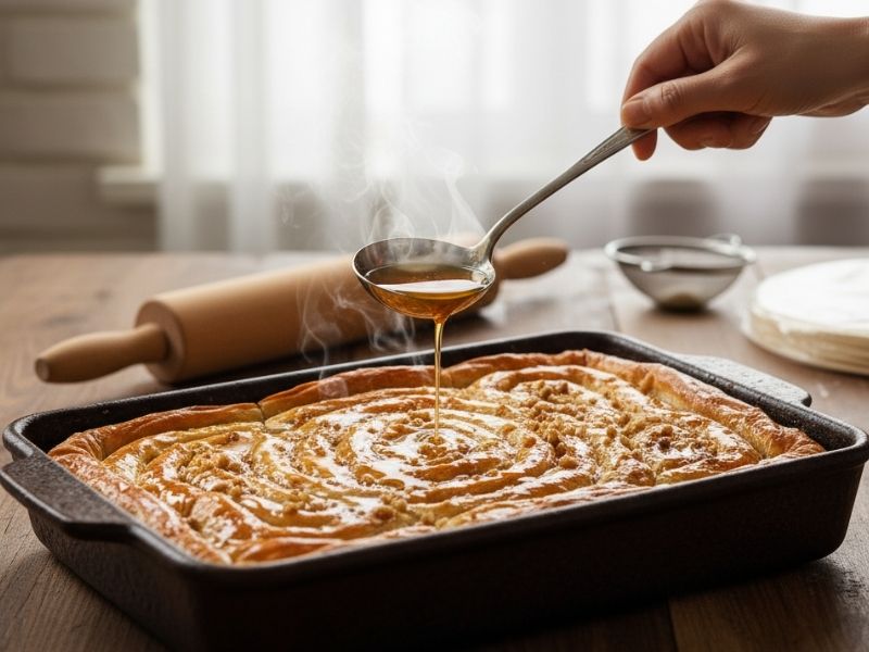 Fırında Pişirme ve Şerbetleme