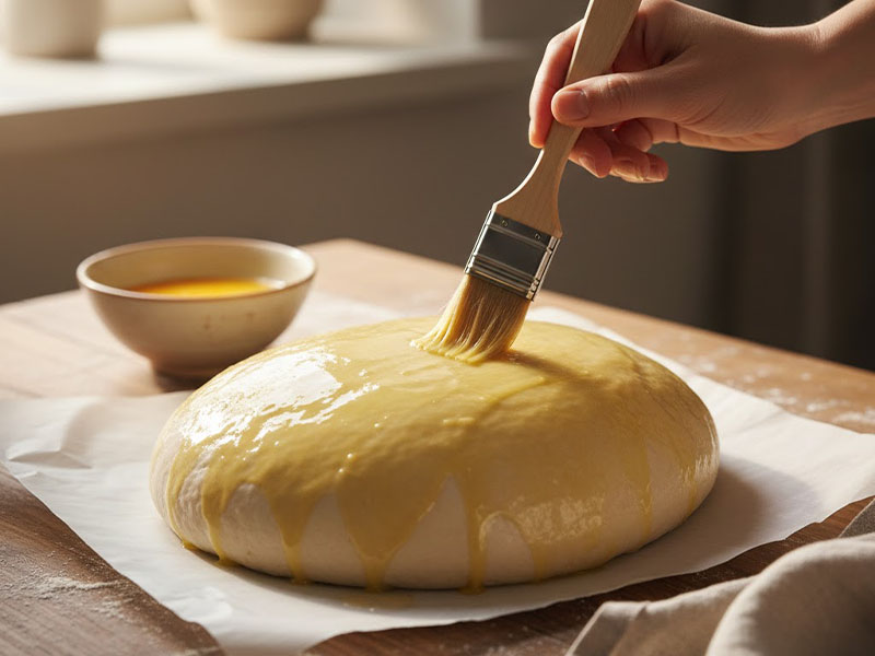 Yumurta Sarısı Sürülmesi