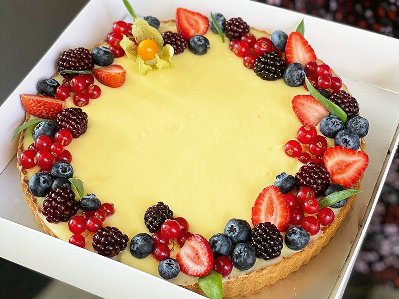 Limonlu Orman Meyveli Tart