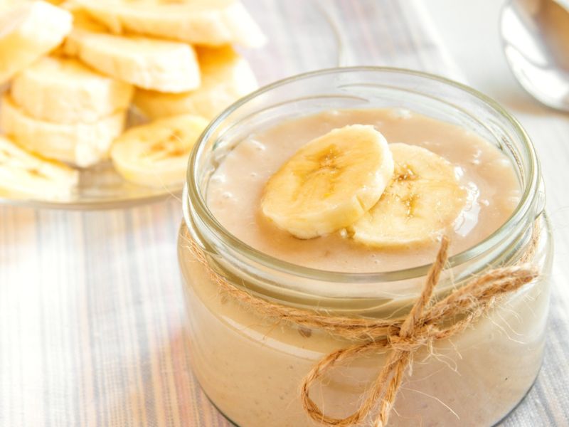 muzlu elmalı muhallebi