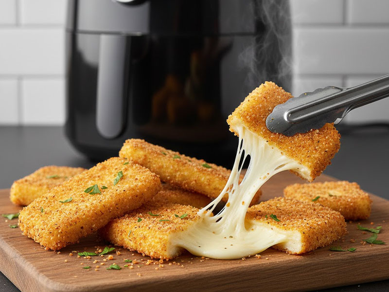 Airfryer’da Çıtır Peynir Dilimleri