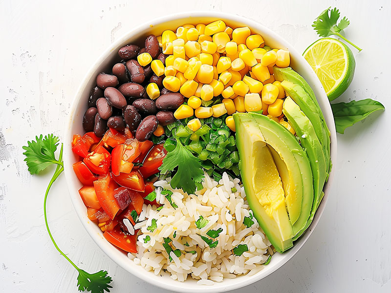 Ev Yapımı Burrito Bowl