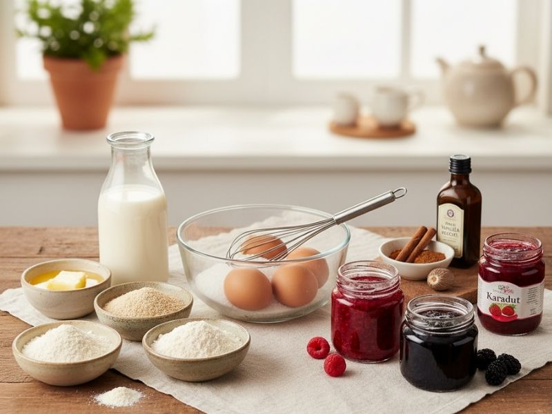 Çilek Reçelli Kek Tarifi Malzemeleri İçin Alternatif Öneriler: