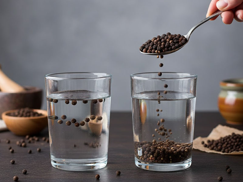 Karabiberde Yoğunluk Testi