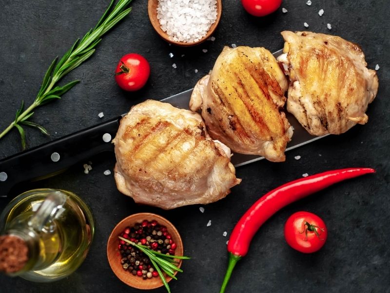 Tava Lokum Kıvamında Tavuk Pişirme Aşaması