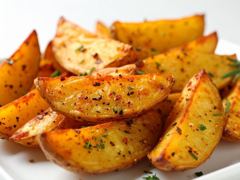 Fırınlanmış Patates Dilimleri