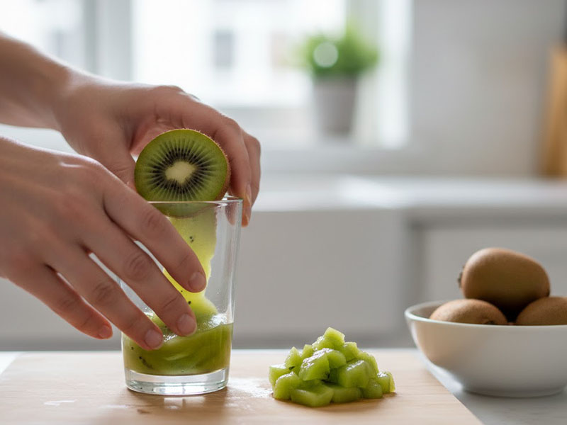 Yumuşak Kiviler İçin Bardak Hilesi