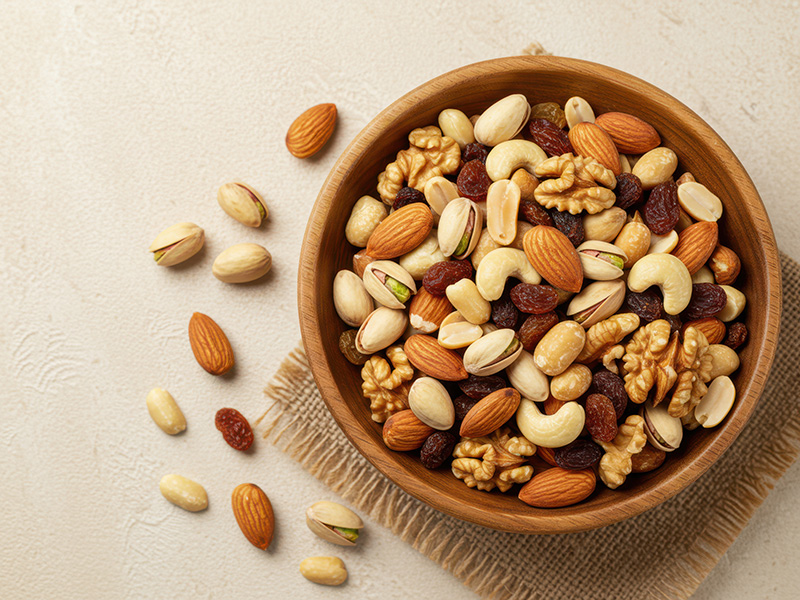 Kuruyemişler – E Vitamini ve Magnezyum Deposu