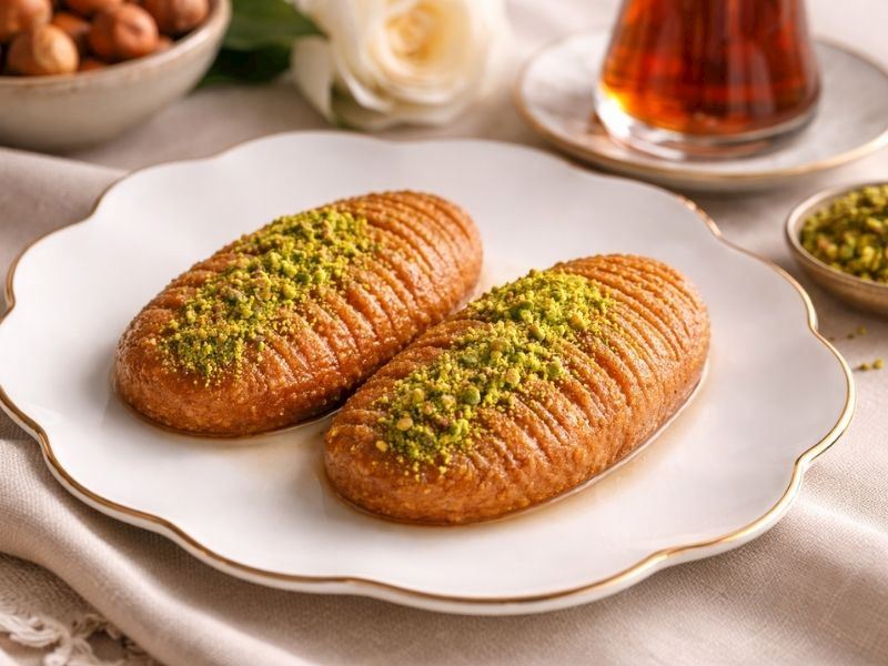 Şekerpare Tadında İrmikli Tatlı Tarifi