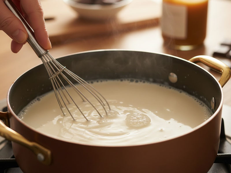 Sütü Kaynatmadan Isıtın