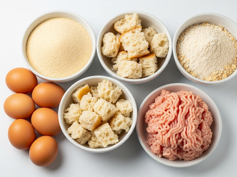 Köfteyi Toparlayan Bağlayıcı Malzemeler