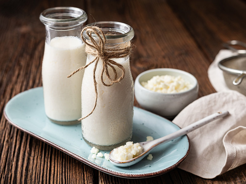 kefir ve süt