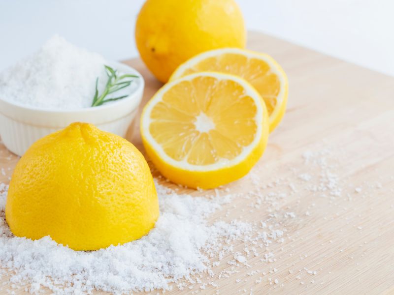 Limon tuzu kullanın