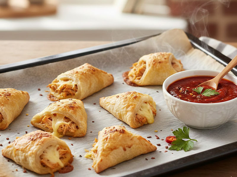 Mini Tavuklu Börekler