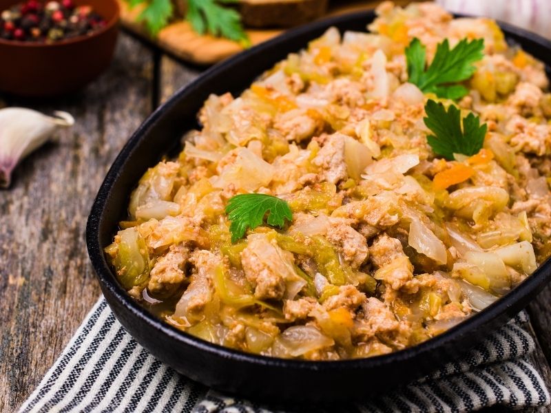 Kuşbaşı Etli Kapuska: Geleneksel Ve Doyurucu