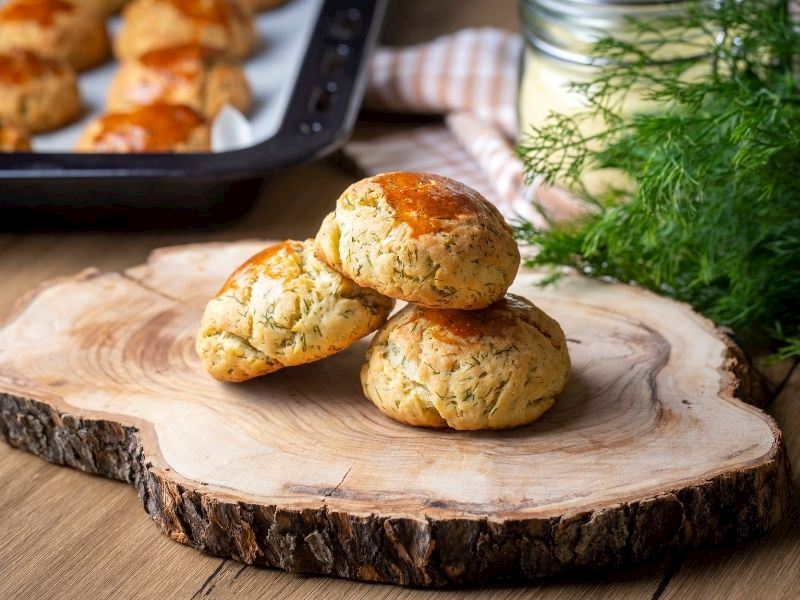 Peynir ve Dereotlu Poğaça