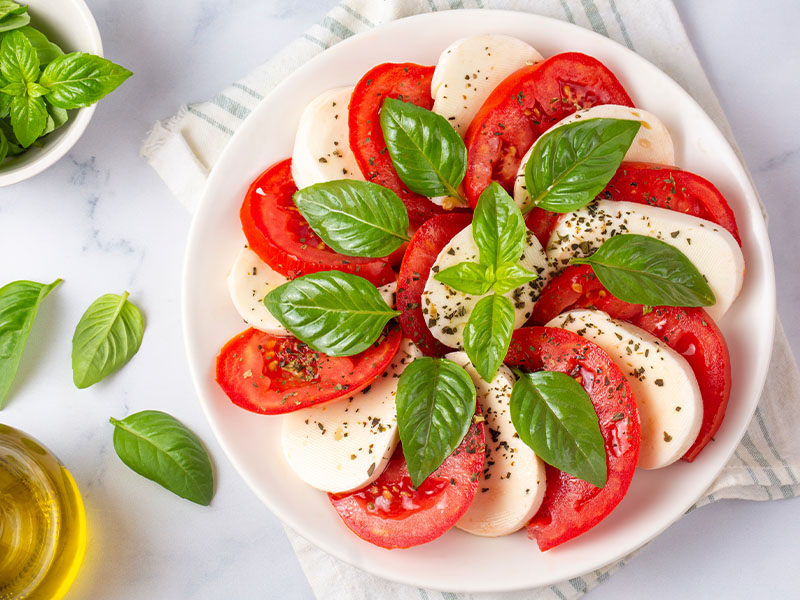 mozzarella domates