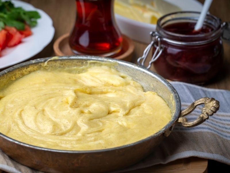 Tereyağı Ve Mısır Ununun Kavrulma Disiplini