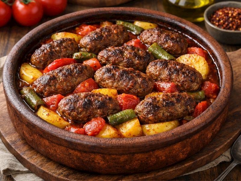Güveçte Köfte Patates Tarifi