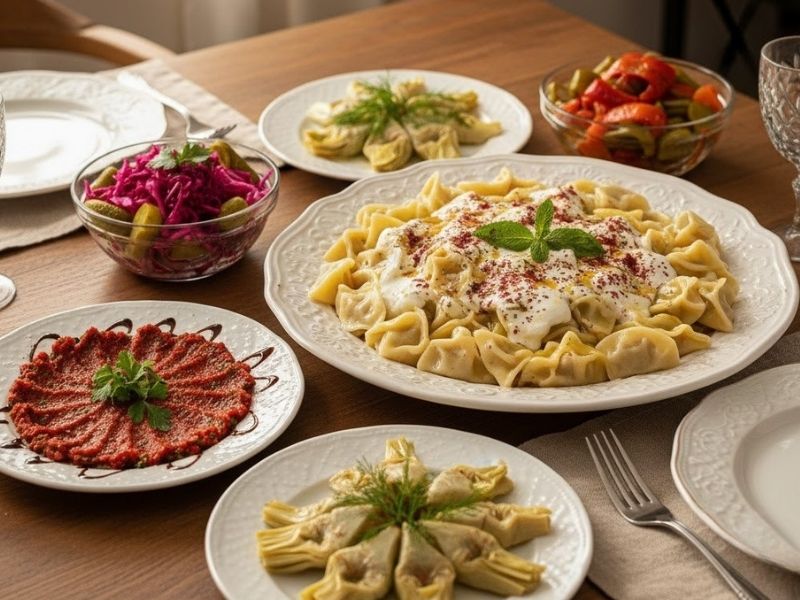 Mantıyı Tamamlayan Mezeler Ve Aperatifler