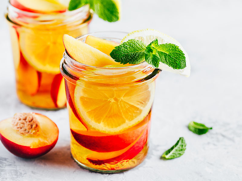 şeftalili limonata