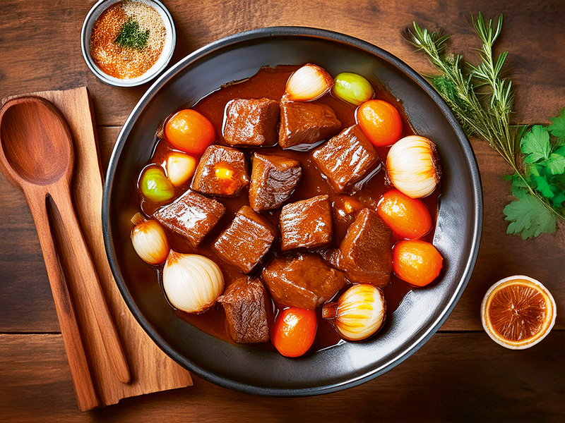 Kestaneli ve Etli Güveç