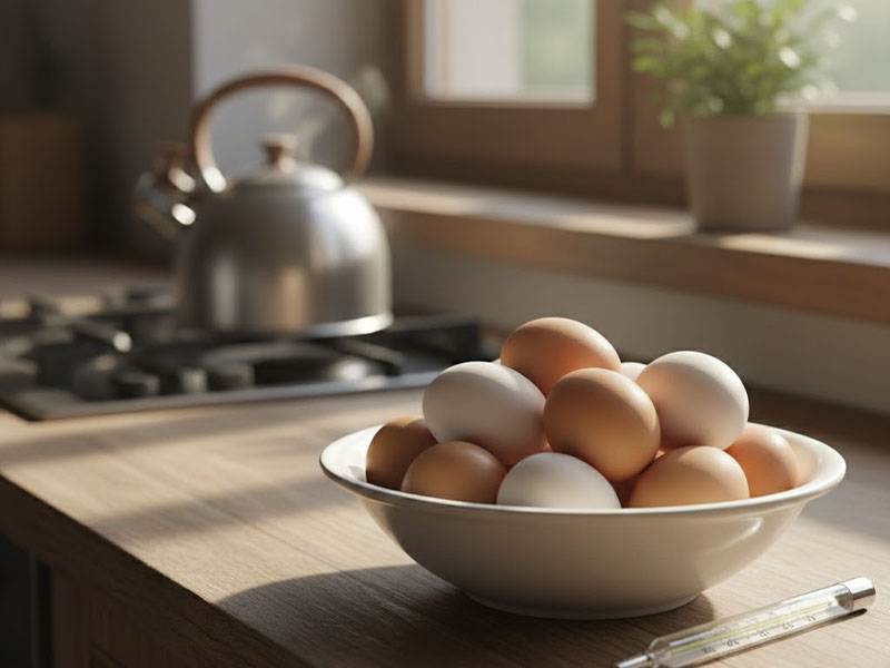 Yumurta Oda Sıcaklığına Getirilmelidir