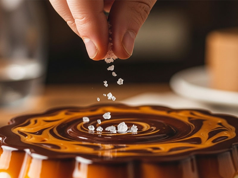 Tuz dokunuşu yapın