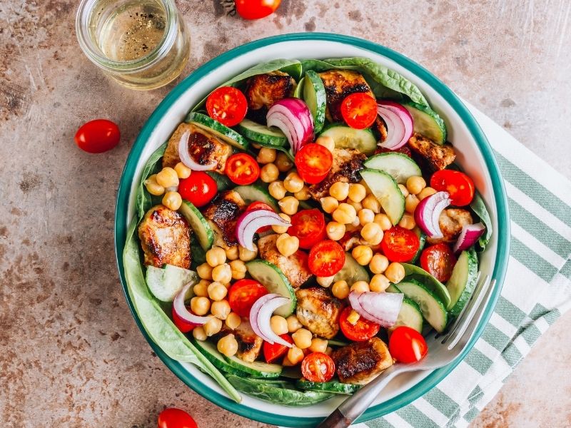 Hızlı Nohut Salatası