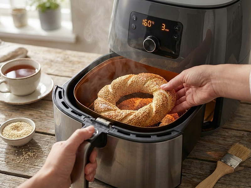 Airfryer’da Simit Isıtma