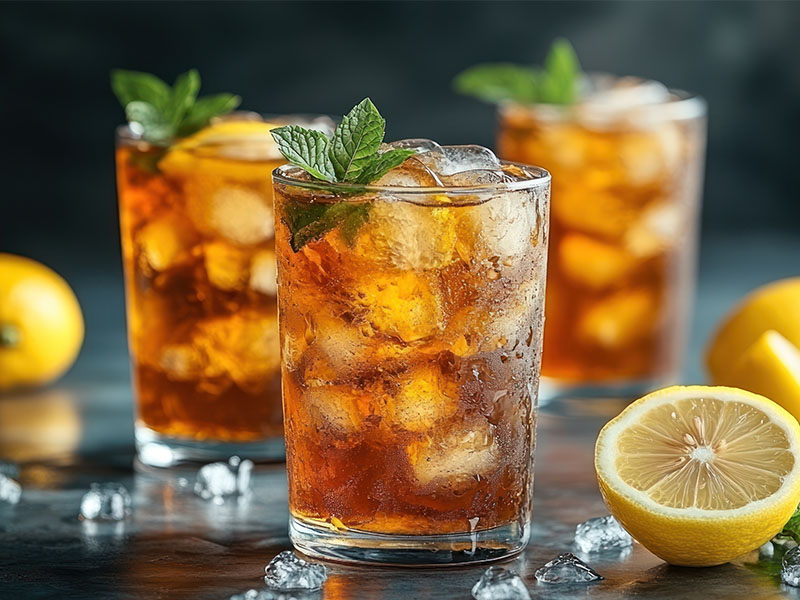 limonlu buzlu yeşil çay