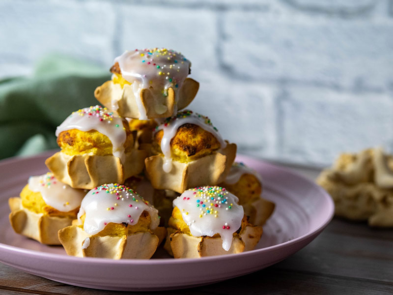 bademli vanilyalı cupcake