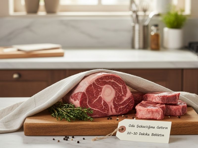 Eti Oda Sıcaklığına Getirin
