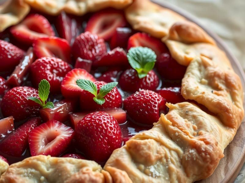 Fit Çilekli Galette 