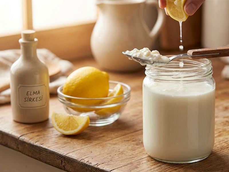 Limon veya Sirke ile Mayalama