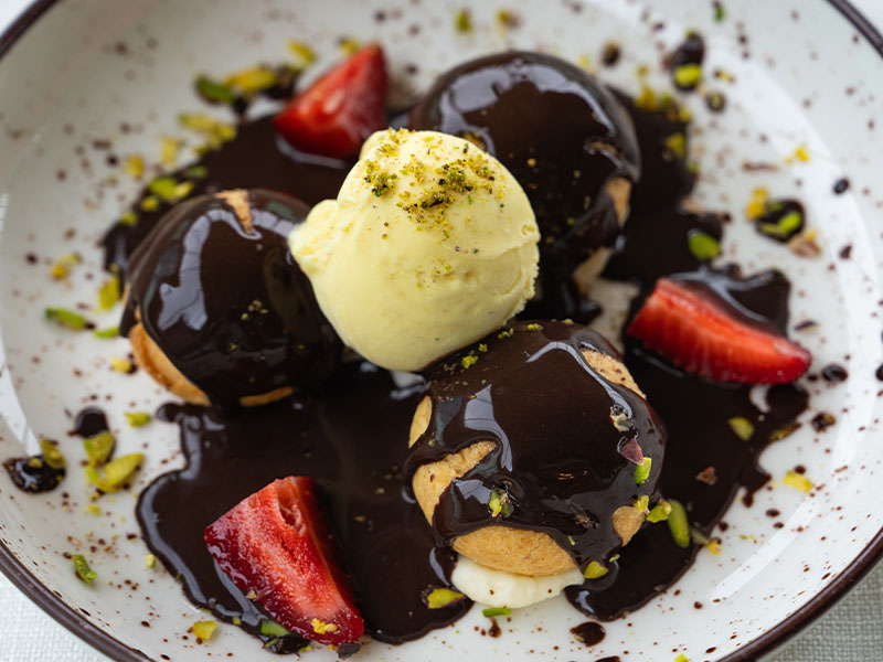 dondurmalı profiterol