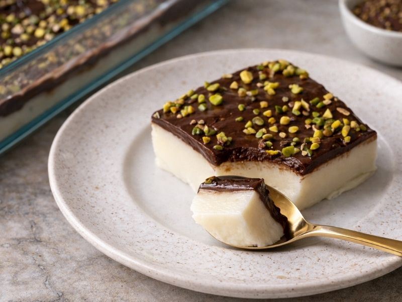 Pudingli İrmik Tatlısı Tarifi