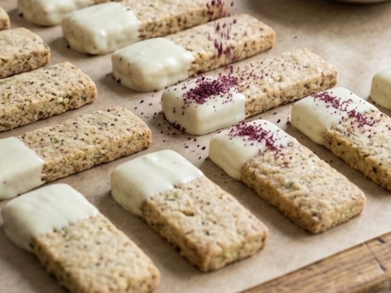 Sumak Kurabiyelere Kızılcık Ve Narenciye Aroması Sağlıyor