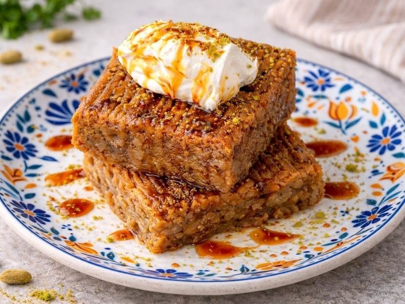 Tahinli Ve Pekmezli Nevzine Tatlısı