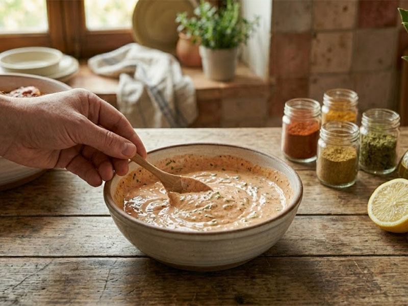 Marine Sosunu Doğru Oranda Hazırlayın