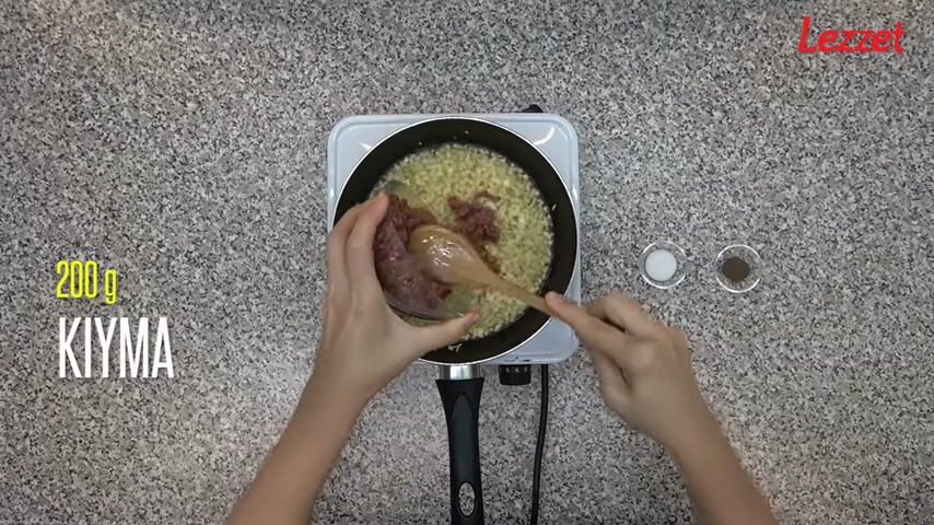 tavada kavrulan kıyma