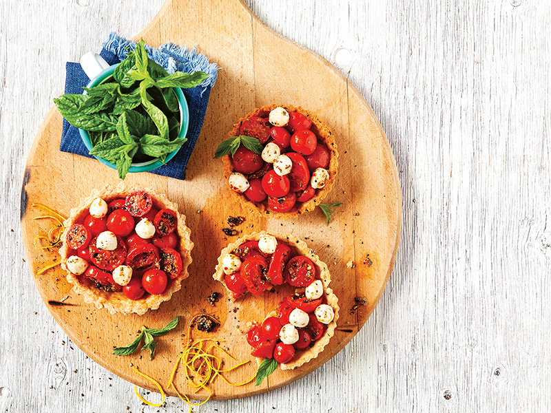 Domatesli Ve Peynirli Tart