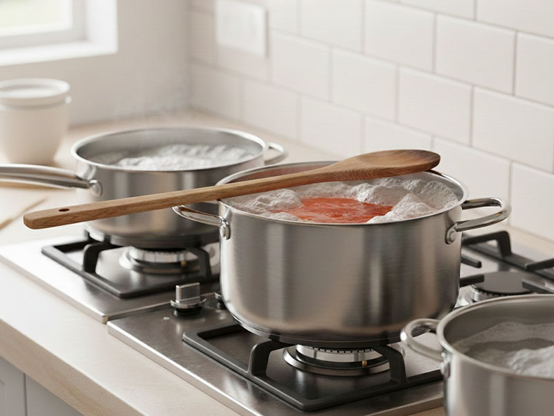 Tencerenin Üzerine Tahta Kaşık Koymak